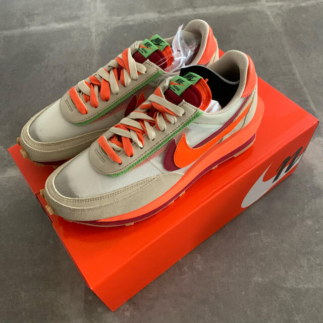 スニーカーNIKE sacai × CLOT LDワッフル 28cm