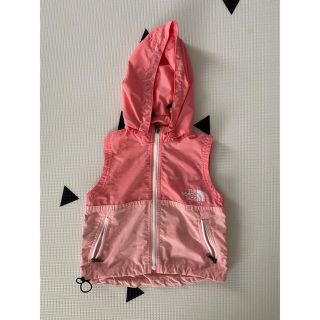 ノースフェイス(THE NORTH FACE) ノースリーブ 子供 ジャケット/上着 ... ザノースフェイス 150ベストジャケットウィンドブレーカーノースリーブ雨具カッパ