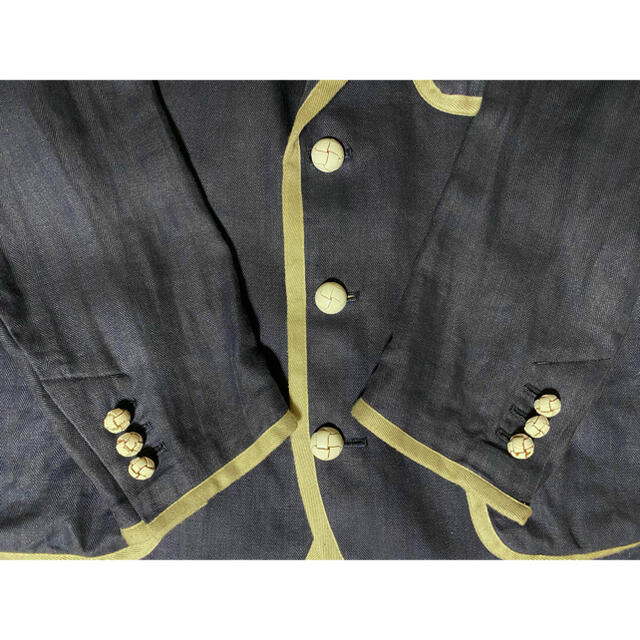 LOVELESS(ラブレス)のA(LeFRUDE)E アレフルード リネン パイピング ジャケット メンズのジャケット/アウター(テーラードジャケット)の商品写真