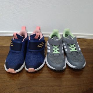 アディダス(adidas)のadidasスニーカー2足セット女の子用(スニーカー)