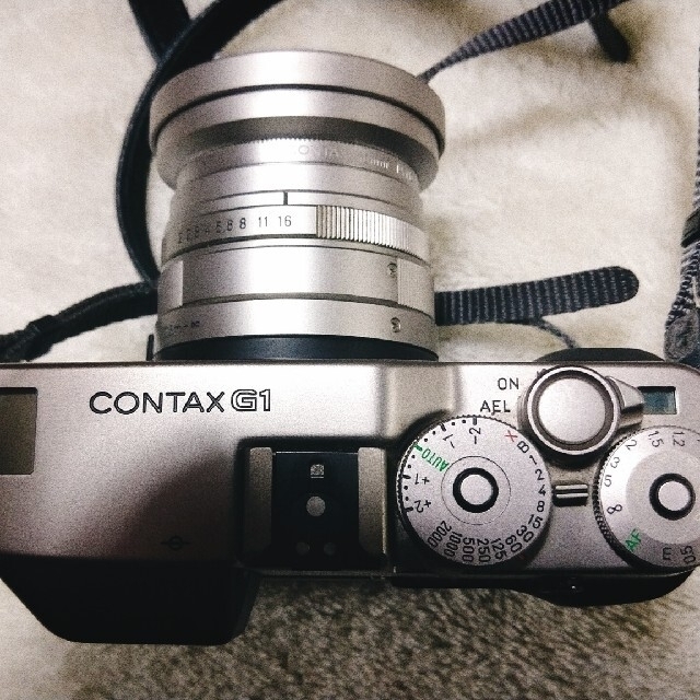 のぶ様専用/コンタックス CONTAX G1+metal hood gg-2 スマホ/家電/カメラのカメラ(フィルムカメラ)の商品写真