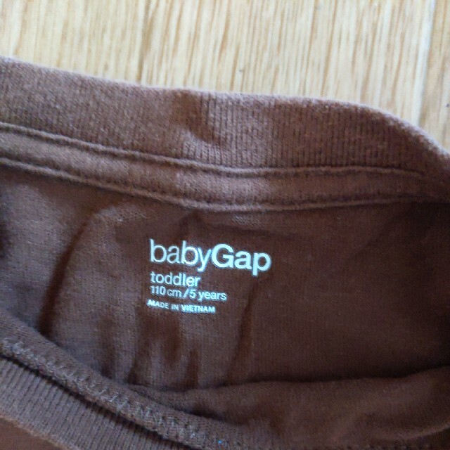 babyGAP(ベビーギャップ)の子供用 110cm ロンＴ キッズ/ベビー/マタニティのキッズ服男の子用(90cm~)(Tシャツ/カットソー)の商品写真