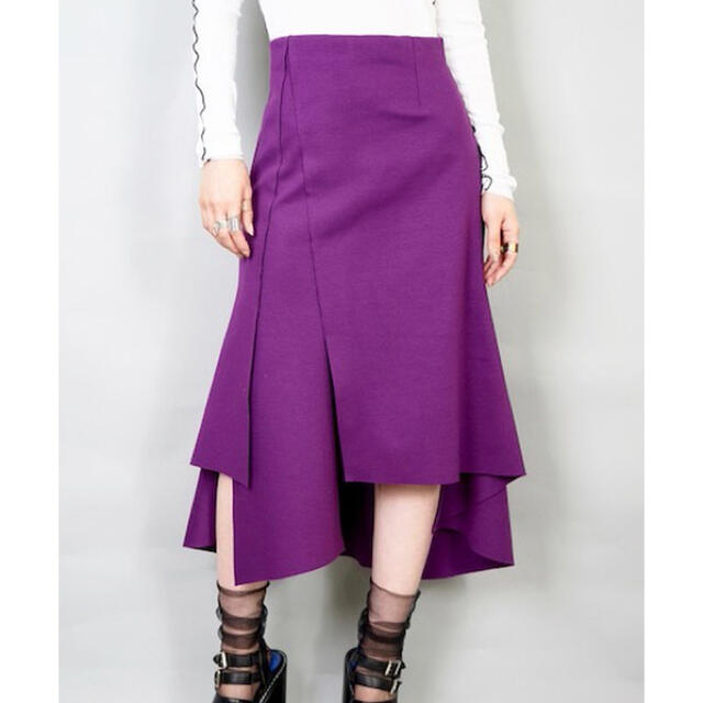 【HELK】変形スカート　紫