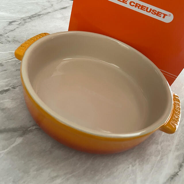 LE CREUSET(ルクルーゼ)のル・クルーゼ　le creuset タパス　ディッシュ マロニエオレンジ インテリア/住まい/日用品のキッチン/食器(食器)の商品写真