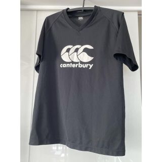 カンタベリー(CANTERBURY)のメンズラグビーTシャツ　canter bury 黒　L(ラグビー)