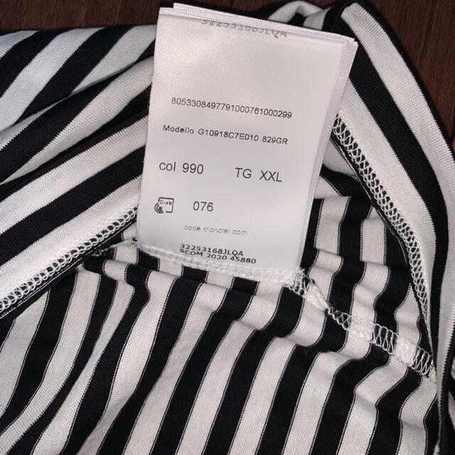 MONCLER(モンクレール)のモンクレール　Tシャツ　未使用品　XXL メンズのトップス(Tシャツ/カットソー(半袖/袖なし))の商品写真