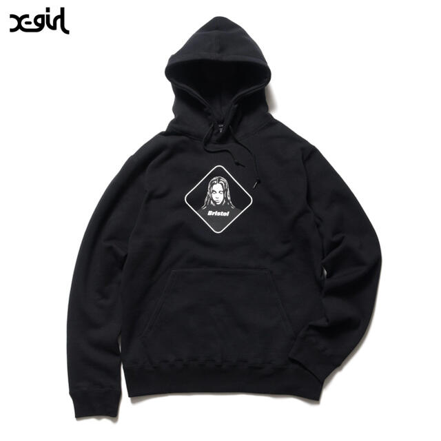 F.C.R.B.(エフシーアールビー)のX-girl SUPPORTER SWEAT HOODIE メンズのトップス(パーカー)の商品写真