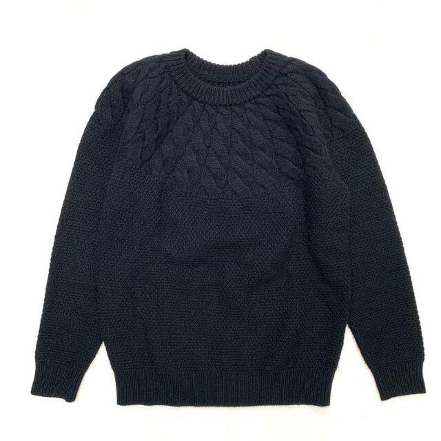 uniform experiment CABLE CREW NECK KNIT