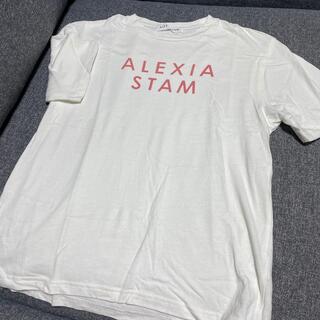 アリシアスタン(ALEXIA STAM)のALEXIASTAM❥︎･•ロゴTシャツ(Tシャツ(半袖/袖なし))
