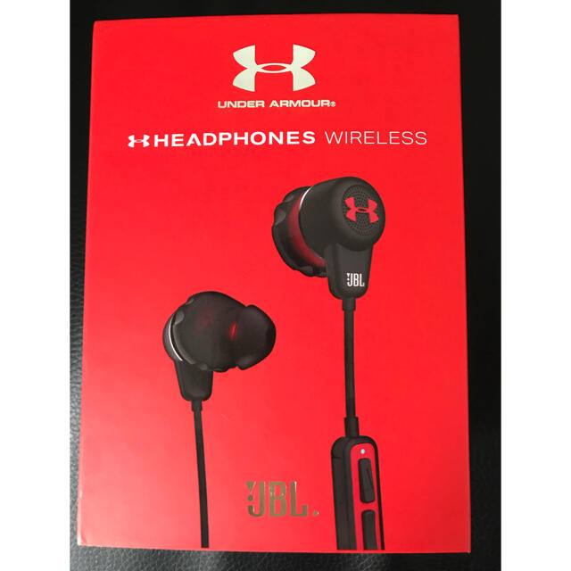 UNDER ARMOUR(アンダーアーマー)の【新品】JBL アンダーアーマー ワイヤレスイヤホン スマホ/家電/カメラのオーディオ機器(ヘッドフォン/イヤフォン)の商品写真