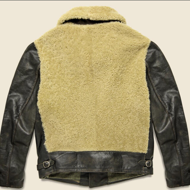 RRL - 新品*RRL*シアリングレザー モト ジャケット*XS RRL - 新品*RRL*シアリングレザー モト ジャケット*XS
