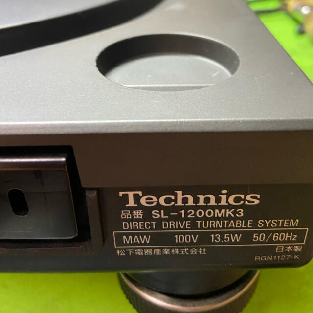 極美品 超希少 Technics SL-1200Mk3 .1台 楽器のDJ機器(ターンテーブル)の商品写真