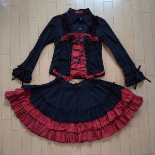 ボディライン(BODYLINE)のBODYLINE　赤黒　ゴスロリ　ハロウィン　コス(衣装)