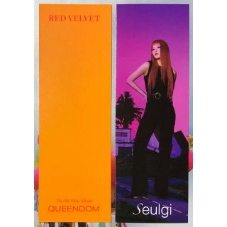 Red Velvet Queendom トレカ しおり スルギ SEULGI(K-POP/アジア)