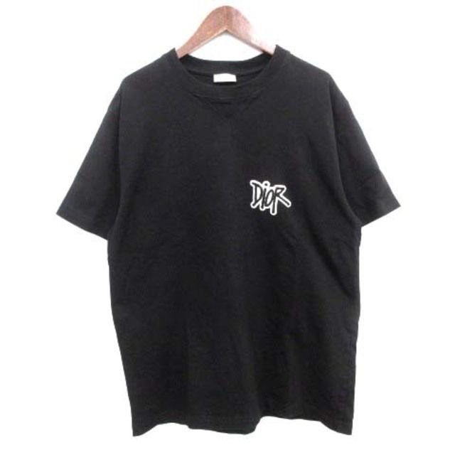 DIOR HOMME(ディオールオム)のディオールオム STUSSY Tシャツ ショーンステューシー XXL 黒 メンズのトップス(Tシャツ/カットソー(半袖/袖なし))の商品写真