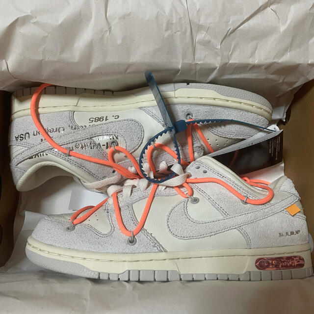 NIKE off-white Dunk Low 19of50 26cm