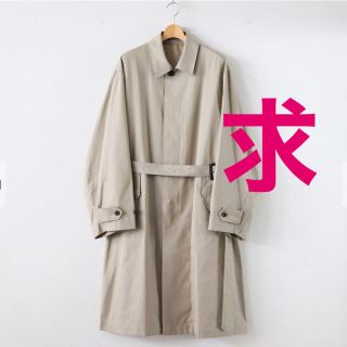 stein SLEEVE OVER FOUNDATION COAT・BEIGE (トレンチコート)