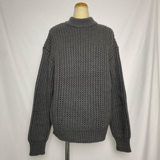 JIL SANDER ジルサンダー プルオーバー ニット グレー 48