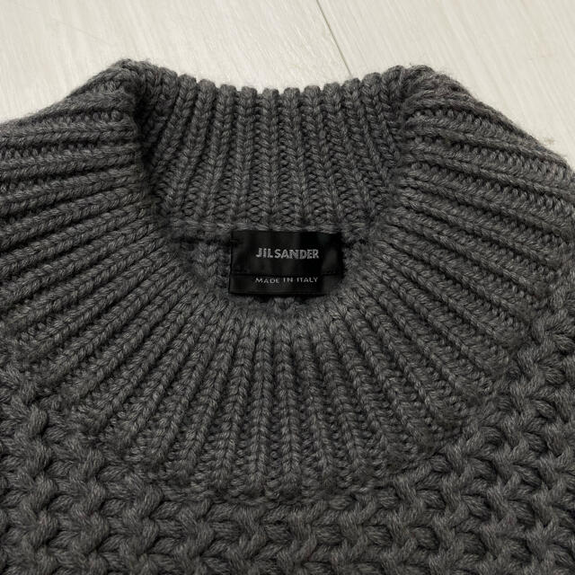 JIL SANDER ジルサンダー プルオーバー ニット グレー 48