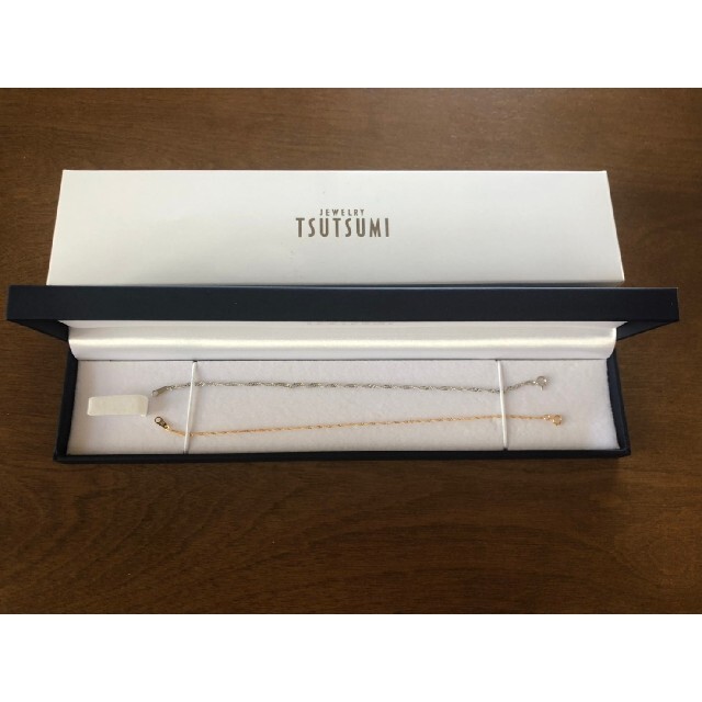 ラッピング対象外 JEWELRY TSUTSUMI ツツミ k18 / pt850 ブレスレット