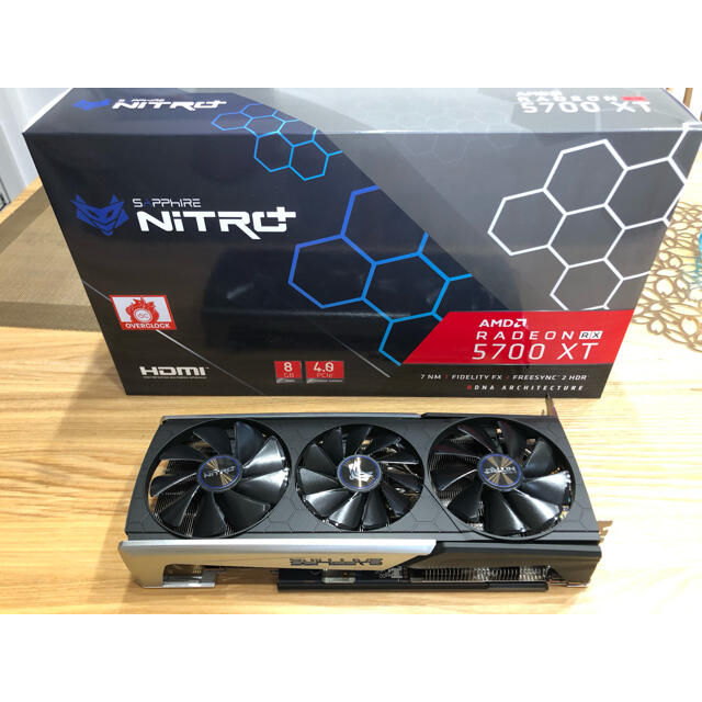 【待望★】 RADEON NITRO+ SAPPHIRE RX5700 8G XT PCパーツ