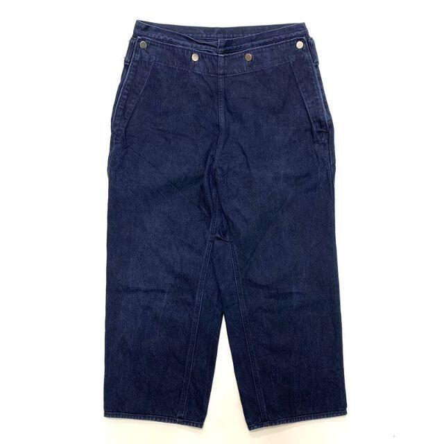 TUKI ツキ Type-3 Trousers ink blue 3 3Dデニム - デニム/ジーンズ