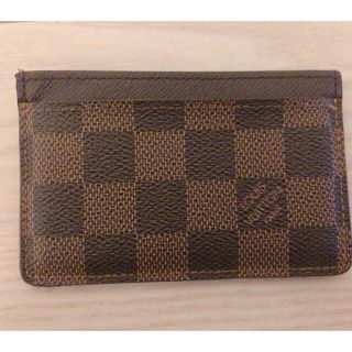 ルイヴィトン(LOUIS VUITTON)の【正規品】ルイヴィトン ダミエ 定期入れ (名刺入れ/定期入れ)