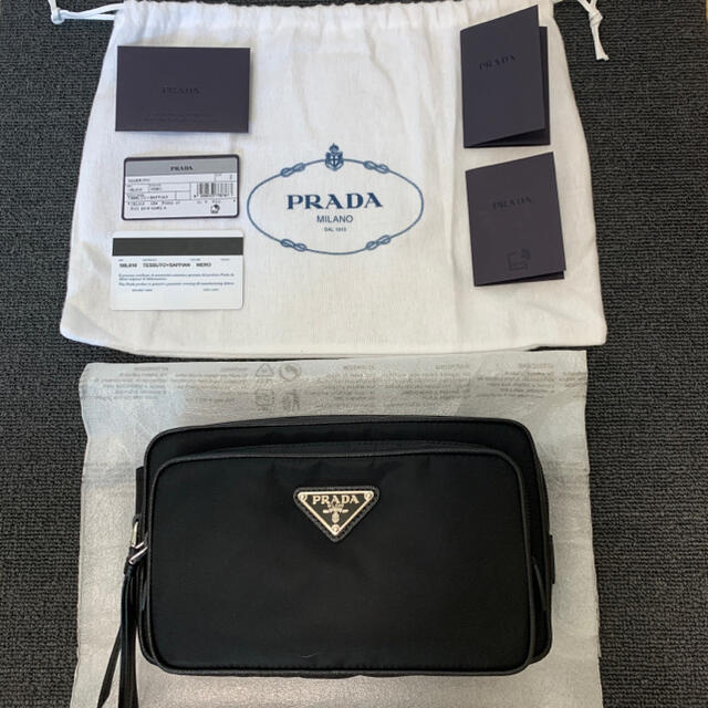 新品未使用 PRADA ボディバッグ 1BL010 NERO 男女兼用 話題の人気