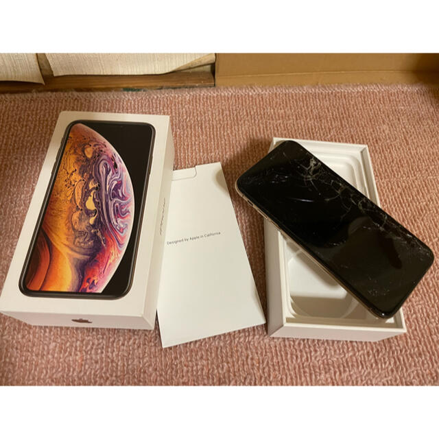 カメラ iPhone Xs Gold 64 GB au ジャンク品 OzDhp-m30818646692