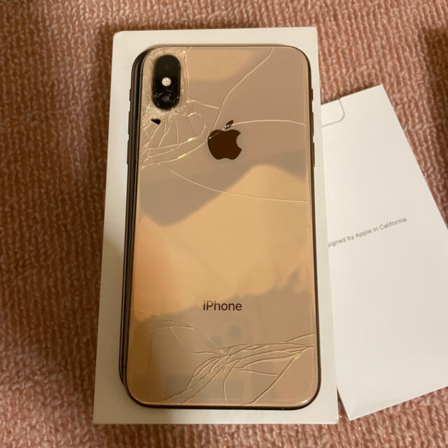 au iPhone XS 64GB ジャンク品スマートフォン/携帯電話