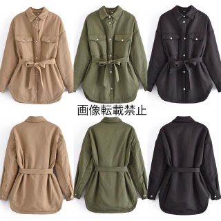 ザラ(ZARA)の🌰9月新作🌾5794◆3color シャツジャケット(ノーカラージャケット)