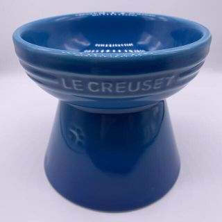 新品 ルクルーゼ ペットボール 食器 フードボウル LE CREUSET ブルー