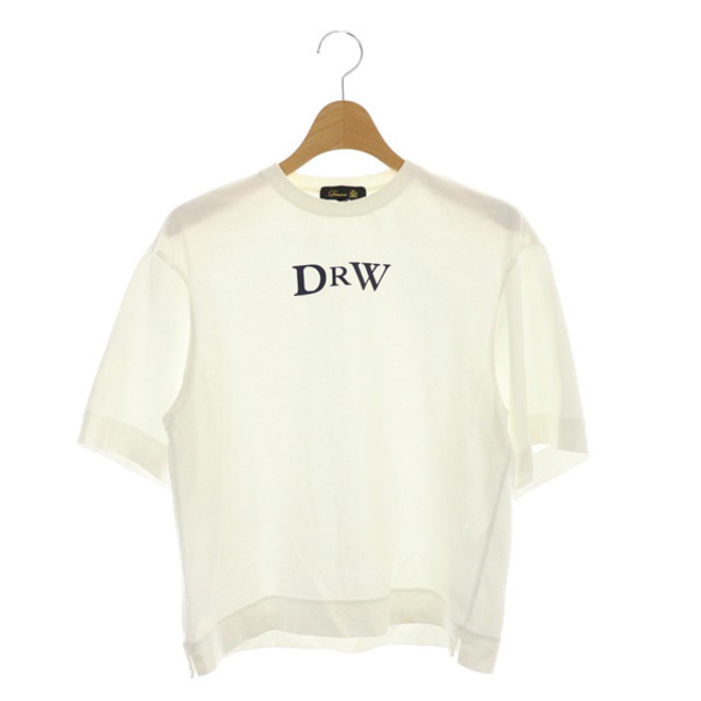 Drawer - ドゥロワー プリントエンブレムTEE Tシャツ カットソー 半袖