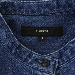 FLORENT - フローレント 21SS バンドカラーデニムシャツ 厚手 オーバー