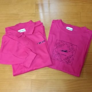 ２枚セット長袖ポロシャツとTシャツセット(ポロシャツ)