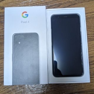 グーグルピクセル(Google Pixel)のPixel4（just black 128GB）SIMフリー(スマートフォン本体)