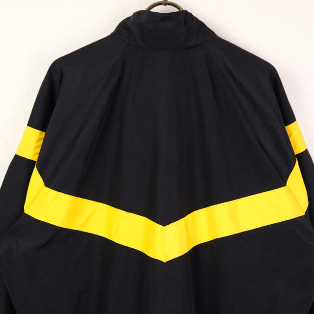 USA　U.S.ARMY ナイロントレーニングジャケット　L-R 黒×黄