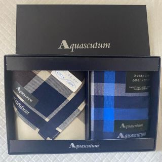 アクアスキュータム(AQUA SCUTUM)のアクアスキュータム　ハンカチ　ハンカチセット　スタイリッシュ(ハンカチ/ポケットチーフ)