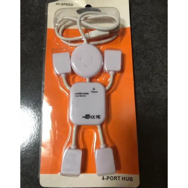 USBハブ 4口   可愛い人形 スマホ/家電/カメラのスマホアクセサリー(その他)の商品写真