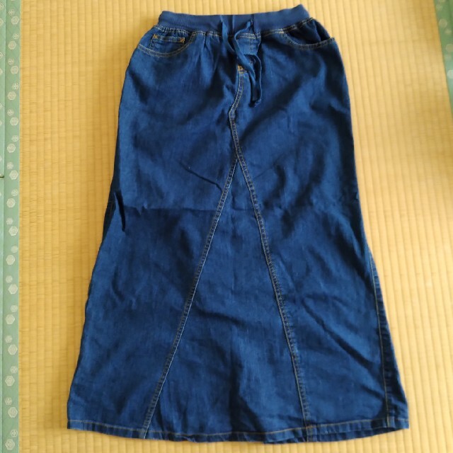 yさま専用☆　デニムロングスカート レディースのスカート(ロングスカート)の商品写真