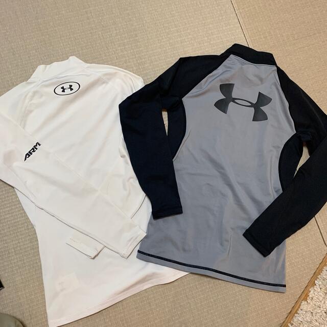 UNDER ARMOUR(アンダーアーマー)のアンダーアーマー　150 インナー2枚 スポーツ/アウトドアのサッカー/フットサル(ウェア)の商品写真