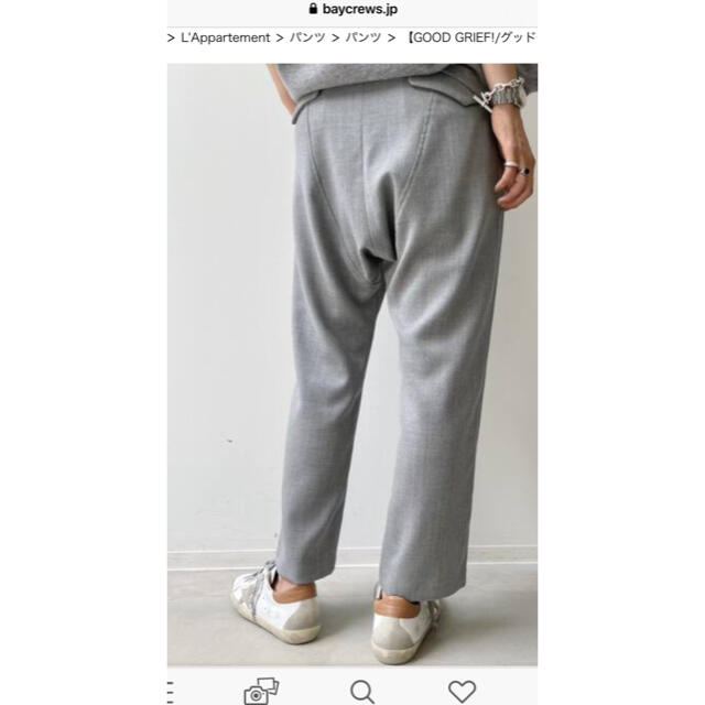 L'Appartement DEUXIEME CLASSE(アパルトモンドゥーズィエムクラス)のL'Appartement  Sarrouel Pants レディースのパンツ(サルエルパンツ)の商品写真