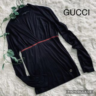 グッチ(Gucci)の★専用です★    GUCCI  ゴールドGGカットソー　シェリーライン(カットソー(長袖/七分))