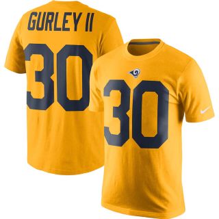 アメフト NFL ラムズ Todd Gurley II Sサイズ Tシャツ【新品(アメリカンフットボール)