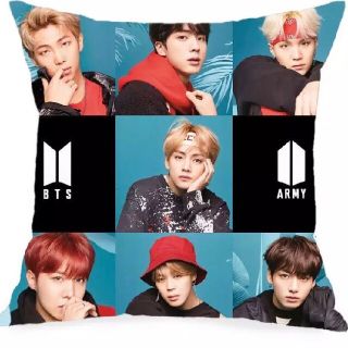 ボウダンショウネンダン(防弾少年団(BTS))の【おまとめお値引致します】BTSクッションカバー3(クッションカバー)