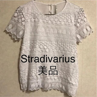 ザラ(ZARA)のStradivarius レースブラウス　美品(シャツ/ブラウス(半袖/袖なし))