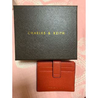 チャールズアンドキース(Charles and Keith)のチャールズアンドキース　カードケース箱付き(名刺入れ/定期入れ)