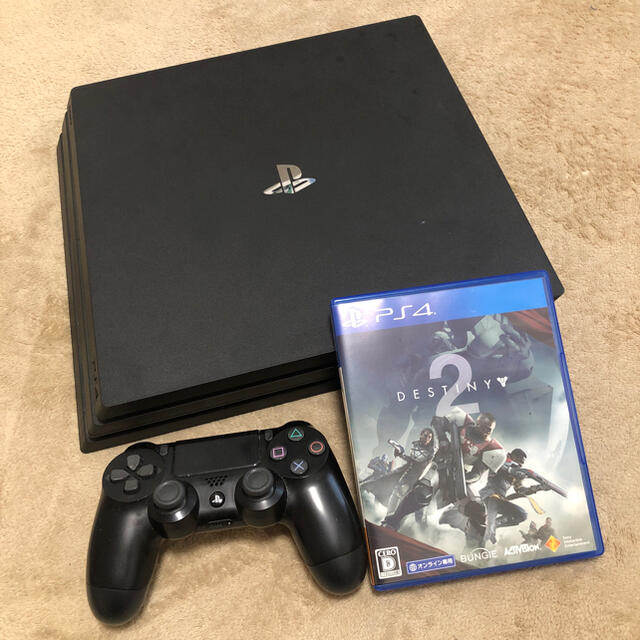 PlayStation4Pro 1TB ブラックCUH7000Bゲームソフト/ゲーム機本体