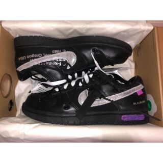 ナイキ(NIKE)の激レア！OFF-WHITE × NIKE DUNK LOW 1 OF 50(スニーカー)