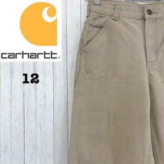 カーハート(carhartt)のカーハート　チノパン　ベージュ　革ロゴ　ワークパンツ　ペインターパンツ　12(チノパン)